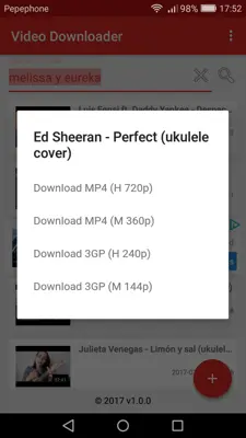 Free Video Downloader android App screenshot 5